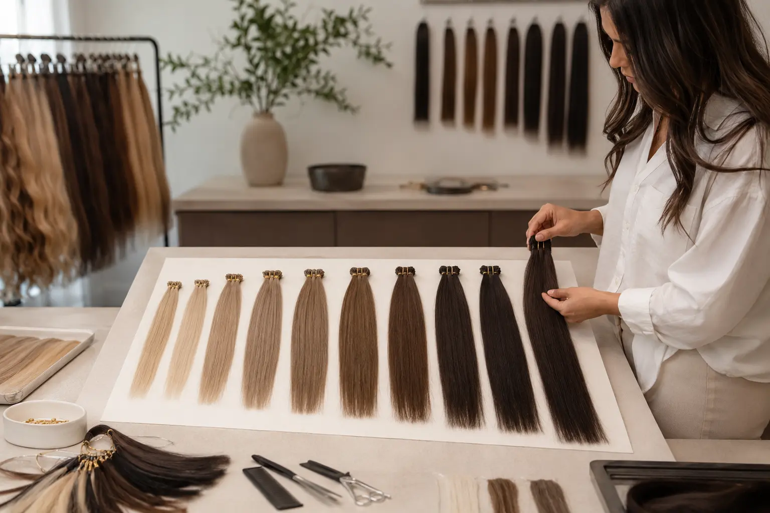 Reorder matrix for salon lengths for best hair extension lengths for salon inventory