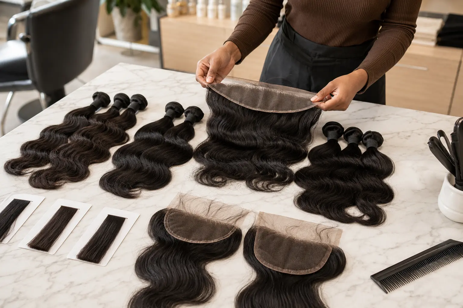 Complete matching checklist for how to match bundles, closures and frontals