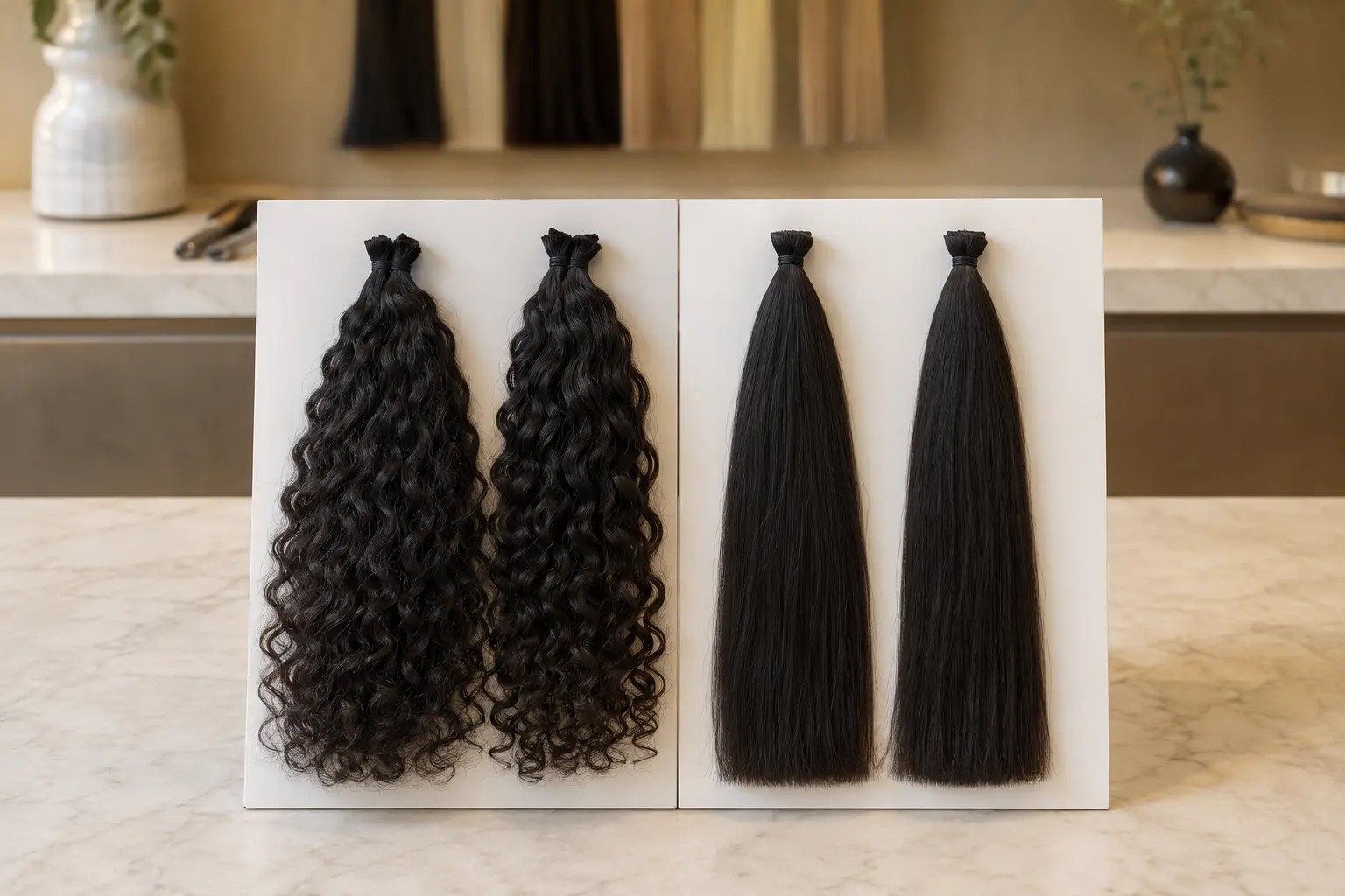Washed curl and straight profile board for vietnamese hair vs burmese hair: salon buyer guide